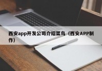 西安app開發(fā)公司介紹菜鳥（西安APP制作）