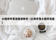 小程序開發(fā)流程說明書（公司開發(fā)小程序流程）