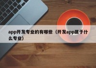 app開發(fā)專業(yè)的有哪些（開發(fā)app屬于什么專業(yè)）