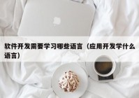 軟件開發(fā)需要學習哪些語言（應用開發(fā)學什么語言）