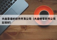 大連靠譜的軟件開發(fā)公司（大連哪家軟件公司比較好）