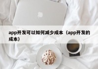 app開發(fā)可以如何減少成本（app開發(fā)的成本）