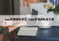 app開(kāi)發(fā)團(tuán)隊(duì)分工（app開(kāi)發(fā)團(tuán)隊(duì)分工表）